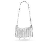 Rabanne, Femme, Sacs, Gris, Taille: ONE Size Sac à Bandoulière en Cristal Clair
