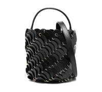 Rabanne - Paco Mini Bucket Bag - Femme - Sacs - Noir - Taille: ONE Size