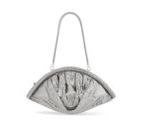 Rabanne - Pochette en maille argentée avec anse chaîne - Femme - Sacs - Gris - Taille: ONE Size