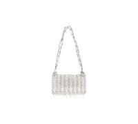 Rabanne - Sac à Bandoulière en Cristal Strass - Femme - Sacs - Gris - Taille: ONE Size