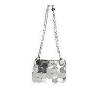 Rabanne - Sac Nano Sparkle pour Épaule - Femme - Sacs - Gris - Taille: ONE Size