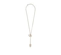 Rabanne - Silver Key Pendant Necklace - Femme - Accessoires - Gris - Taille: ONE Size