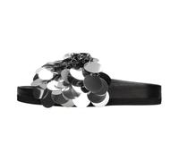 Rabanne - Tongs - Femme - Chaussures - Gris - Taille: 36 EU