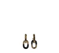Rabanne - XL Link Earrings - Femme - Accessoires - Noir - Taille: ONE Size