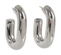 Rabanne - XL Link Hoops - Femme - Accessoires - Gris - Taille: ONE Size