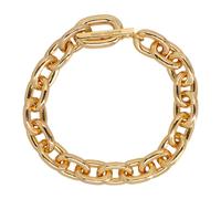 Rabanne - XL Link Neck Bracelet - Femme - Accessoires - Jaune - Taille: ONE Size