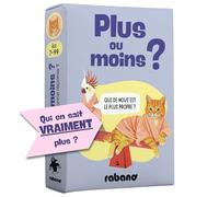 Rabano Art Plus ou Moins ? I Jeu d’estimation à partir de 2 Personnes I pour Adultes et Enfants à partir de 7 Ans I Excellent Jeu de Cartes pour 2 Joueurs et + I Jeu Familial, de société ou à Deux