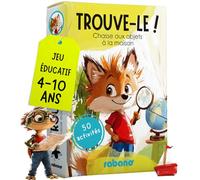 Rabano Art Trouve-Le! - Maison | 50 Cartes pour Enfants | Chasse au trésor et découverte de la Maison | Jeu éducatif et Cadeau pour Filles et garçons| Jeux à partir de 4, 5, 6, 7, 8 Ans
