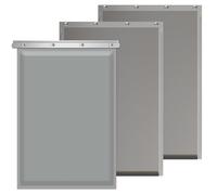 Rabat de rechange à 3 volets pour chien avec vis, rabats de rechange pour conditions météorologiques extrêmes - Compatible avec les volets de rechange PetSafe Freedom Doggie Doors PAC11-11038 30,5 x