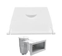 Rabat d'écumoire de rechange, 14,5 x 12,5 x 1,8 cm - Rabat standard pour skimmer intégré, pièce de rechange pour piscine hors sol et écumoire de piscine, volet de porte d'écumoire de piscine