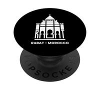 Rabat, Maroc Capitale Tour Touristes Marocains Vacances PopSockets PopGrip Adhésif