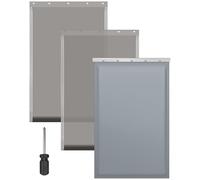 Rabats de rechange à 3 volets pour grand chien avec vis et tournevis, compatibles avec PetSafe Freedom Doggie Doors PAC11-11039, 26,4 x 41,9 cm, rabat de rechange durable pour animal domestique