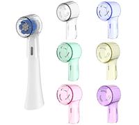 RabbFit Lot de 6 couvercles de brosse à dents compatibles avec les brosses à dents Oral B, compatibles avec la série iO, protection contre la poussière, pour les voyages et la maison