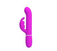 Rabbit 4 En 1 Va-Et-Vient Billes Rotatives Clitoris Silicone USB 22.6 cm