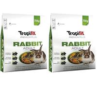 Rabbit Adult Premium Plus 750g - Nourriture pour Lapins avec legumes et Fines Herbes (Lot de 2)