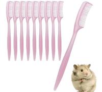 Rabbit Brush -Rabbit Grooming Kit | Brush For Rabbits, 10 Pieces Bunny Grooming Comb Hamster Cleaning Supplies For Tiny Pet Ferret Home Coat Indoor Home Coat Sensitive Skin Daily Care
