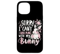 Rabbit Bunnies Désolé, Je ne Peux Pas, J'Ai des projets avec Mon Lapin Coque pour iPhone 15