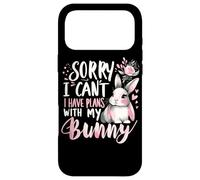 Rabbit Bunnies Désolé, Je ne Peux Pas, J'Ai des projets avec Mon Lapin Coque pour iPhone 17 Pro Max