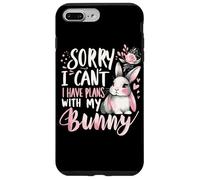 Rabbit Bunnies Désolé, Je ne Peux Pas, J'Ai des projets avec Mon Lapin Coque pour iPhone 7 Plus/8 Plus