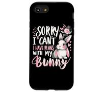 Rabbit Bunnies Désolé, Je ne Peux Pas, J'Ai des projets avec Mon Lapin Coque pour iPhone SE (2020) / 7/8