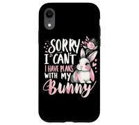 Rabbit Bunnies Désolé, Je ne Peux Pas, J'Ai des projets avec Mon Lapin Coque pour iPhone XR