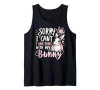 Rabbit Bunnies Désolé, Je ne Peux Pas, J'Ai des projets avec Mon Lapin Débardeur