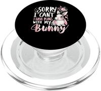 Rabbit Bunnies Désolé, Je ne Peux Pas, J'Ai des projets avec Mon Lapin PopSockets PopGrip pour MagSafe