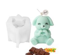 Rabbit Candle Mold - 3D Animal Wax Casting Form, DIY Resin Plaster Clay Craft Molder, Flexible Silicone Sculpture Kit | Handmade Creation for Decorative Figures Ornaments