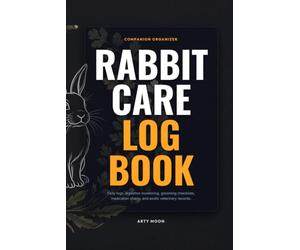 Rabbit Care Log Book: Bunny Health Tracker, Daily Feeding Journal, Digestion and Stool Monitoring Log, Exotic Veterinary Visit Records & Medication Charts