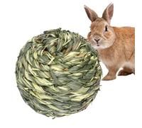 Rabbit Chew Ball, Bunny Grass Toy, Grass Balls et lapin de dentition des jouets, une petite activité animale jouent des jouets à mastiquer