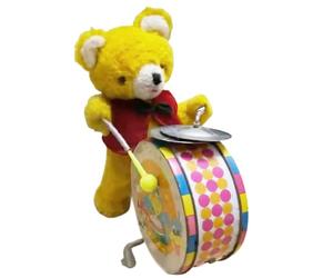 Rabbit Clockwork Toy Stuffed Animal - Drumming Toys Walking Electric Animal