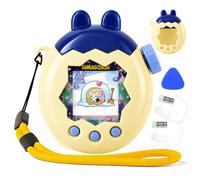 Rabbit Coque de protection pour Tamagotchi Paradise - 2 films de protection d'écran en polycarbonate résistant aux chocs avec cordon (jaune et bleu)