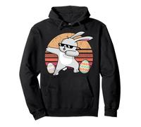 Rabbit Dabbing Too Hip to Hop Bunny Funny Easter Day Sweat à Capuche