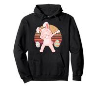 Rabbit Dabbing Too Hip to Hop Bunny Funny Easter Day Sweat à Capuche