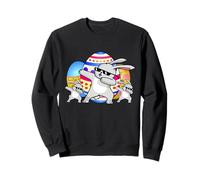 Rabbit Dabbing Too Hip to Hop Bunny Funny Easter Day Sweatshirt