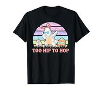 Rabbit Dabbing Too Hip to Hop Bunny Funny Easter Day T-Shirt