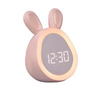 Rabbit Digital Alarm Clock - Cute Smart Clock Kids, USB Charging Enabled, Night Light Illumination, User-Friendly Time Display | Stylish Functional Decor, Perfect for Bedrooms and Study Rooms