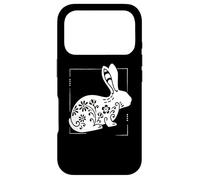Rabbit Floral Mandala for Bunny Lovers Women Girl Coque pour iPhone 17 Pro