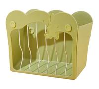 Rabbit Hay Feeder in/Out of Cage Mount 10x5x8 Pouces de capacité mangeur de Foin Minimaliste et Mignon Facile Remplissage Petit Animal pour cobaye, Chinchilla