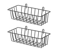 Rabbit Hay Rack - 2 pièces Cage Hey Holder | Mangeoire en métal, support d' , petit panier pour animaux avec crochets pour furet, bunnys, cochons d'Inde, petits animaux