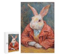 Rabbit in Red Suit Puzzle 1000 Pièces Educa Jouet en Bois Cadeau Unique Décoration Intérieure Jeu Éducatif Challenge Toy Adultes Et Enfants À Partir De 14 Ans 1000 PCS