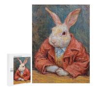 Rabbit in Red Suit Puzzle 1000 Pièces Educa Jouet en Bois Cadeau Unique Décoration Intérieure Jeu Éducatif Challenge Toy Adultes Et Enfants À Partir De 14 Ans 500 PCS