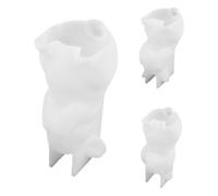 Rabbit Jelly Mould, 3pcs Candle Molds For Making Candles, Silicone Candle Moulds, Moule De Moulage En Résine Animale Pour Bougie D'aromathérapie, Savon, Chocolat, Moule De Fabrication De Bougies DIY
