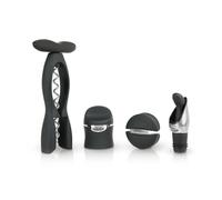 RABBIT Kit de Accessoires de Vin, Various Materials, Noir