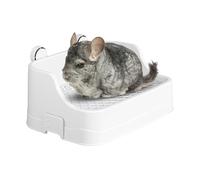 Rabbit Litter Box - Petit animal de compagnie - Petits lapins pour animaux de compagnie | Cochon de Guinée | Plateau d'entraînement pour les toilettes chinchilla avec design de type fendu, matériau PP