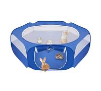 Rabbit Playpen - Playpen de Voyage | Pet PLAYPEN | Portable Exercice Exercice Pet Cage Tent | Clôture de Cour d'exercice Facile à Nettoyer | Clôture d'exercice Robuste | Lapin Pliable et Cage de Chat