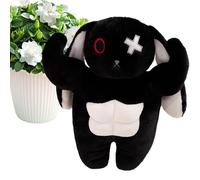Rabbit Plush, Scary Muscle Bunny Standing Toys, Plush, Pp Cotton Soft Doll Huggable Throw Pillow For Christmas, Boys, Girls, Kids, Adults, Women, Sleeping, Bedside, Desk, Shelf, And Car, 30x15x12cm