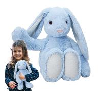 Rabbit Plush Toy - 13.78in Stuffed Animal Doll, Soft PP Cotton Filling, Cute Blue Bunny Design, Cuddly Comfort Build | Adorable Rabbit Plush Toy for Kids Adults Gift Bedroom Decoration Playtime
