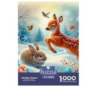 Rabbit Puzzle 1000 Pièces Adultes Et Enfants À Partir De 14 Ans Premium De l'art De La Décoration 38x26cm/1000pcs