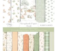 Rabbit Scrapbook Paper Collection: Cottagecore Storybook Rabbit & Garden Double-Sided Papers: 8.5 x 8.5 in (21.59 x 21.59 cm) for Scrapbooking, Junk ... Making, Crafting, Decoupage & Paper Crafts